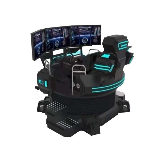 Carrera de tres pantallas VR